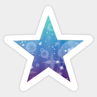 Kawaii Magical Mermaid Star Sticker